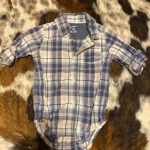 24 month plaid onesie
